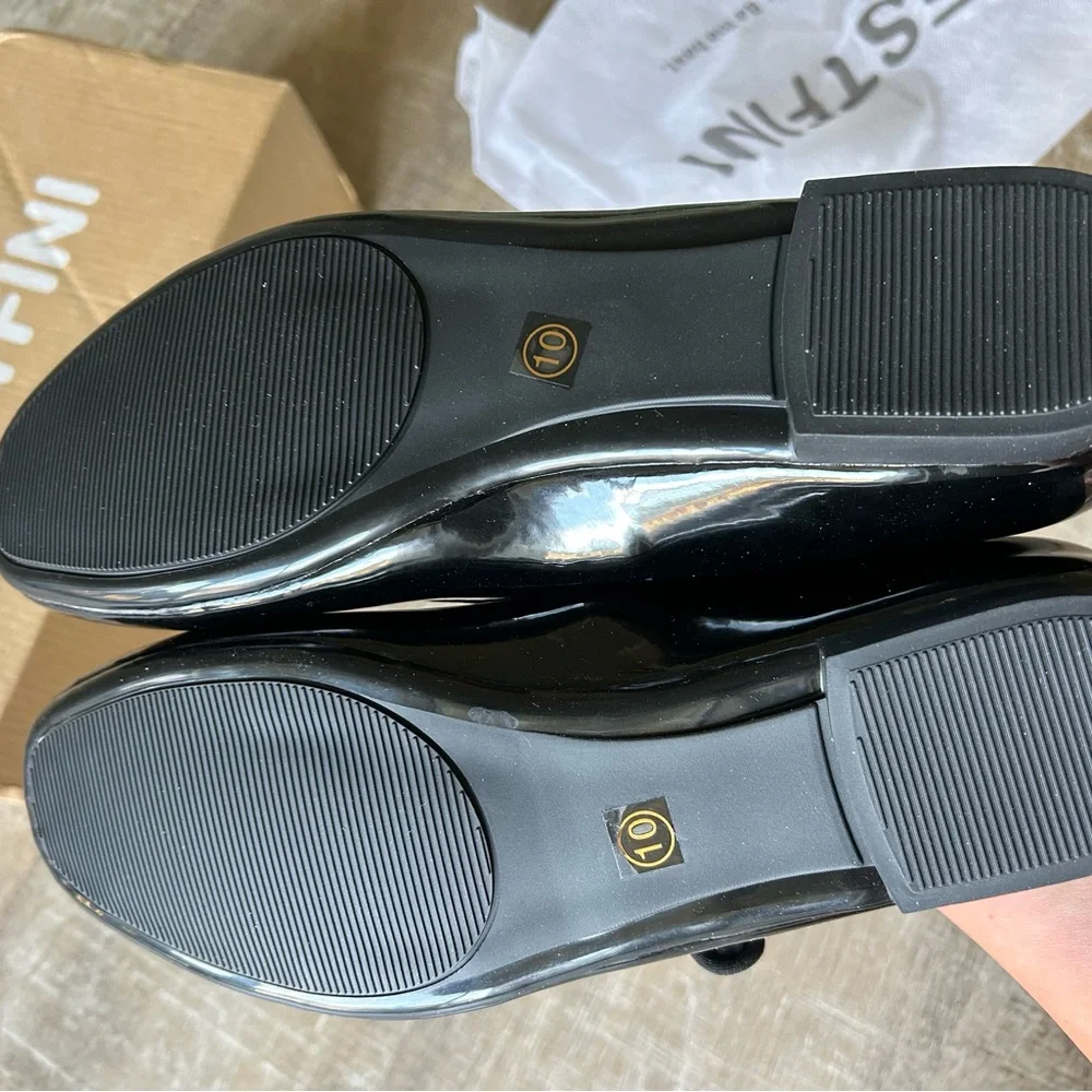Cestfini Classic Black Mary Jane Flat, Sz 10 - Picture 7 of 10